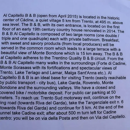 Al Capitello 3*